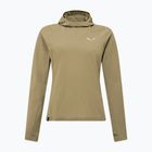Damen-Trekkingpullover Salewa Puez Sun Hoodie quicksand