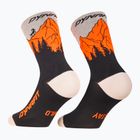 Skisocken DYNAFIT Traverse Crew black out ultra orange/4220