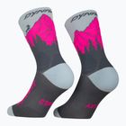 Skisocken DYNAFIT Traverse Crew cinder pink glo/6070