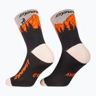 Skisocken DYNAFIT Traverse Mid black out ultra orange/4220
