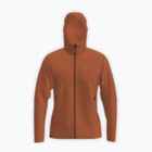Herren-Trekkingsweatshirt Salewa Puez Rocca Polarlite Hood Bombay Brown