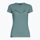 Damen-T-Shirt Salewa Solid Dry willow