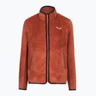 Damen-Trekkingsweatshirt Salewa Puez Warm Full Zip etruscan red