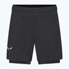 Herren-Trekking-Shorts Salewa Pedroc DST 2IN1 black out