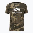 Alpha Industries Herren Basic Camo olivfarbenes Tarn-T-Shirt