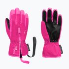 Kinder-Skihandschuhe Reusch Ben fuchsia purple/knockout pink