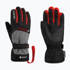 Skihandschuhe Kinder Reusch Flash Gore-Tex black/black melange/fire red