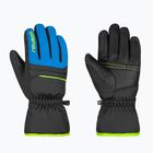 Skihandschuhe Kinder Reusch Alan Junior black/brilliant blue/safety yellow