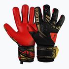 Torwarthandschuhe Kinder Reusch Attrakt Freegel Silver Junior black/gold/fiery red