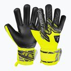 Torwarthandschuhe Kinder Reusch Attrakt Gold X NC Junior safety yellow/silver/black