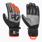 Herren Skihandschuhe Reusch Worldcup Warrior R-Tex XT black/silver/fluorescent red