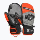 Kinder Skihandschuhe Reusch Worldcup Warrior GS Mitten black/silver/fluo red