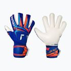 Torwarthandschuhe Reusch Attrakt Gold X Roll Finger sharp blue/white/shocking orange