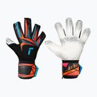 Torwarthandschuhe Reusch Attrakt Advance Evolution Glueprint black/aqua blue/shocking orange
