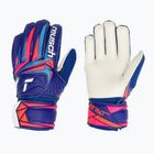 Kinder-Torwarthandschuhe Reusch Attrakt Solid Junior sharp blue/white/shocking orange