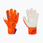 Kinder-Torwarthandschuhe Reusch Attrakt Solid Finger Support Junior shocking orange/blue