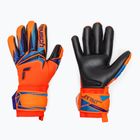 Kinder-Torwarthandschuhe Reusch Attrakt Infinity Evolution NC Junior shocking orange/blue/black