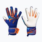 Kinder-Torwarthandschuhe Reusch Attrakt Freegel Advance Junior sharp blue/shocking orange