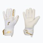 Torwarthandschuhe für Kinder Reusch Attrakt AB1 Advance Junior white/gold