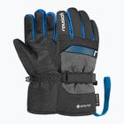 Kinder Skihandschuhe Reusch Rocket GORE-TEX black/black melange/brilliant blue
