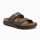 BIRKENSTOCK Arizona CT LEOI Regular verblichene khakifarbene Flip-Flops