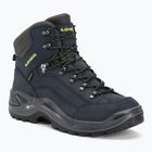 LOWA Renegade GTX Mid Stiefel dunkelelblau/limone