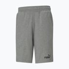 Herren PUMA Ess Jersey Shorts mittelgrau heather
