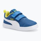 PUMA Courtflex v2 Mesh V Inf star shappire/puma weiß Kinderschuhe