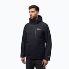 Herren 3in1 Jacke Jack Wolfskin Jasper 3In1 schwarz
