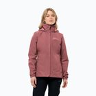 Jack Wolfskin Stormy Point 2L Damen Regenjacke rot ocker