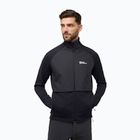 Jack Wolfskin Herren Fleece-Sweatshirt Dormer schwarz