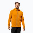 Herren Jack Wolfskin Kolbenberg Hooded Fz Fleece-Sweatshirt Färberdistel