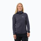 Jack Wolfskin Damen-Fleecejacke Kolbenberg Hooded Fz graphit