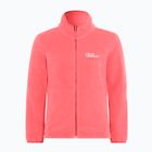 Fleece Hoodie Sweatshirt Kinder Jack Wolfskin Taunus sunset coral
