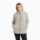 Fleece Hoodie Sweatshirt Damen Jack Wolfskin Cradle Mountain Pile Full Zip pale sand
