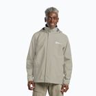 Herren-Regenjacke Jack Wolfskin Trailtime 2L Leinen