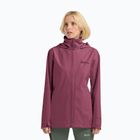 Damen Regenjacke Jack Wolfskin Trailtime 2L raisin