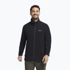 Fleecejacke für Herren Jack Wolfskin Taunus 100 Full Zip black