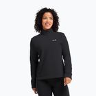 Fleecejacke für Damen Jack Wolfskin Taunus 100 Half Zip black