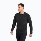 Herren-Trekkingshirt mit langen Ärmeln Jack Wolfskin Trail black