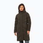 Damen Daunenmantel Jack Wolfskin Marienplatz Coat obsidian moss