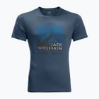 Jack Wolfskin Peak Graphic Herren-Trekking-T-Shirt blau 1807182_1383