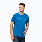 Jack Wolfskin Herren-Trekking-T-Shirt Pack & Go Travel blau 1808551_1361