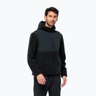 Herren Jack Wolfskin Felslicht Kapuzenfleece-Sweatshirt nachtblau