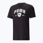 Herren PUMA Performance Trainings-T-Shirt Grafik schwarz 523236 01