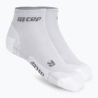 CEP Ultralight Low Cut Carbon weiß Herren Kompressions-Laufsocken
