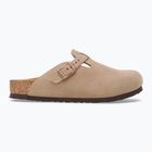 BIRKENSTOCK Boston Kids Schmal taupefarbene Flip-Flops