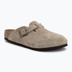 BIRKENSTOCK Boston Kids Schmal taupefarbene Flip-Flops
