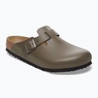 Badeschuhe BIRKENSTOCK Boston NL Regular smooth leather concrete gray