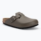 Badeschuhe BIRKENSTOCK Boston NL Regular smooth leather concrete gray